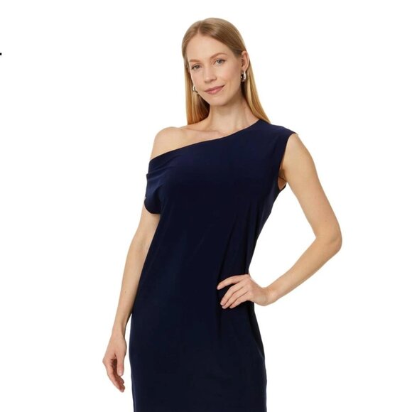 Norma Kamali Drop Shoulder Mini Dress navy S - Picture 12 of 12